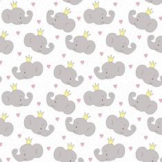 Imagem de Papel de Parede Infantil Elefante 2,70x0,57m