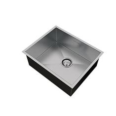 Imagem de Cuba Inox Quadrada Gourmet Com Válvula 500 X 400