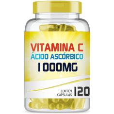 Imagem de Vitamina C Ácido Ascórbico 1000mg com 120 Cápsulas