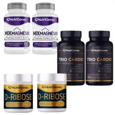 Imagem de 2x Trio Cardio + 2x D Ribose + 2x Mix Magnésio - Nutrigenes