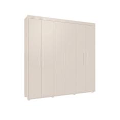 Imagem de Guarda Roupa 6 Portas 2 Gavetas Milão Branco Camas Fênix