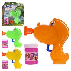 Imagem de Lança Bolhas De Sabão Pistola Dinossauro Lançador Bolinhas - Art Brink