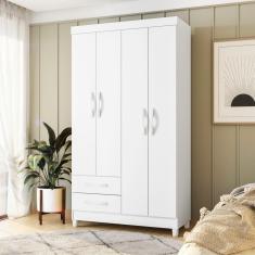 Imagem de Guarda Roupa Valentina Branco/titanium/azul Mate/rosa Mate