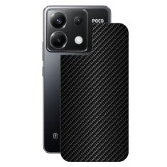 Imagem de Película para Poco X6 5G - Traseira de Fibra de Carbono Preta - Gshield