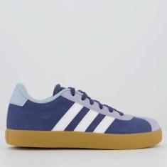 Imagem de Tênis Adidas VL Court 3.0 Juvenil Azul-Unissex