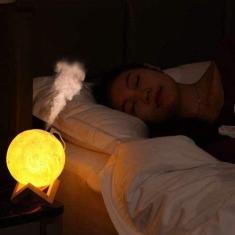 Imagem de Umidificador Lua 3d Ultrassônico Usb Difusor De Aroma - BCS