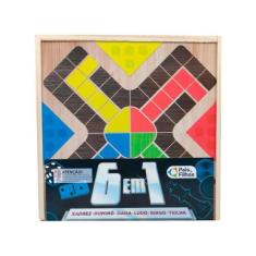 Imagem de Jogo 6 em 1 Tabuleiro - Pais & Filhos