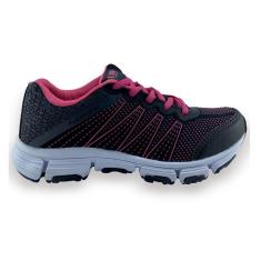 Imagem de Tênis Felicidade Preto com Detalhes em Pink e Sola Branca - ULLY-Feminino