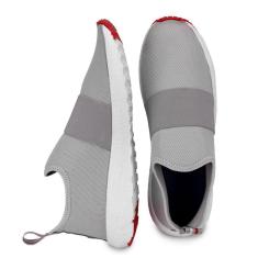 Imagem de Tenis Meia Cinza Esportivo Unissex Calce Facil Uolk 100