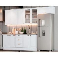 Imagem de Kit de Cozinha Modulada 6 Peças Americana (2 Balcões. 3 Aéreos, 1 Comp