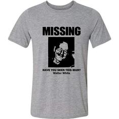 Imagem de Camiseta Missing Walter White Cartaz Procura-se Breaking Bad