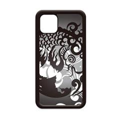 Imagem de Desenho de linha padrão de ondas de peixe para iPhone 11 Pro Max capa para Apple Mobile Case Shell