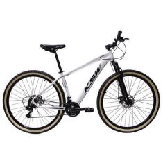Imagem de Bicicleta Aro 29 Ksw 21 Marchas Cambio Shimano Freio A Disco, Branco, 