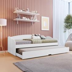 Imagem de Bicama Solteiro 193x69,7 Cm Solteiro Liz Branco