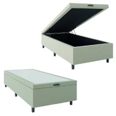 Imagem de Cama Box com Baú 0,96m com 41cm de Altura Prince Bege