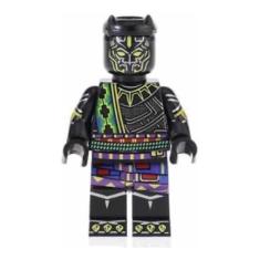 Imagem de Boneco Blocos De Montar Pantera Negra Wakanda