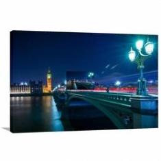 Imagem de Quadro decorativo London - Cidades - Tela em Tecido