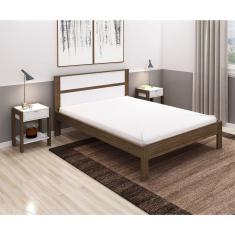 Imagem de Cama Casal 1.38x1.88M Tecno Mobili Estrado Madeira CM8005