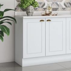 Imagem de Balcão para Cozinha 2 Portas 80cm com Tampo Emily Espresso Móveis