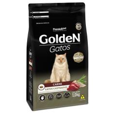 Imagem de Ração Seca PremieR Pet Golden Carne para Gatos Castrados - 1 Kg