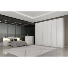 Imagem de Guarda Roupa Casal 6 Portas 6 Gavetas - Orfeus-Branco - Móveis Novo Horizonte