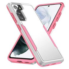 Imagem de Capa protetora projetada para Samsung S21 (não para S21+ e S21 Ultra), resistente, resistente, leve, fina, à prova de choque, com suporte para carregamento sem fio para Samsung Galaxy S21 de 6,2