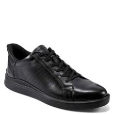 Imagem de Rockport Tênis masculino Tristen Step Activated Lace to Toe, Couro preto, 41