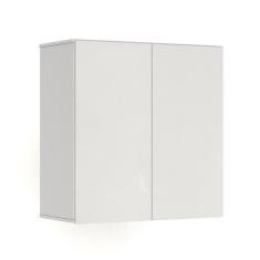 Imagem de Armário Parede 2 Portas Multiuso Cozinha Dispensa Lavanderia Escritório Quarto Prateleira Interna Organizadora - RPM Móveis