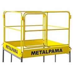 Imagem de Conjunto Guarda-Corpo Para Andaime 1,50m - Metalpama