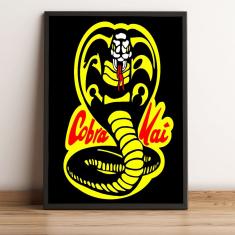 Imagem de Quadro decorativo Cobra Kai Logo De Naja