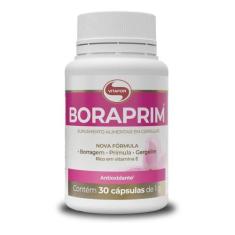 Imagem de Óleo De Borragem E Prímula 1G Boraprim Vitafor 30 Cápsulas