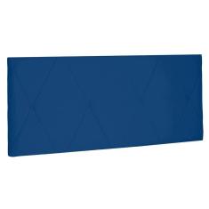 Imagem de Cabeceira Painel Cama Box Casal Aquilla 140Cm Azul Marinho