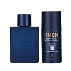 Imagem de Kit Presente de Natal Hinode Perfume Maculino H-Men