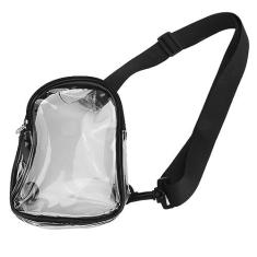 Imagem de Bolsa de Ombro TransparenteBolsa de Ombro Transparente Em PVCBolsa de Ombro Transparente, Moda Grande Capacidade Impermeável Bolsa de Ombro Transparente Em PVC Bolsa de Ombro