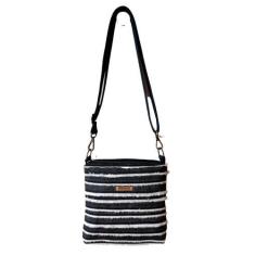 Imagem de Bolsa Jeans Brnk Com Franjas Desfiadas E Tamanho Compacto - Brinko