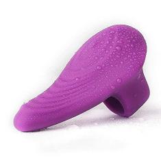 Imagem de Vibrador dedeira vibratória estimulador feminino clitoris S-Hande Finger Roxo - DELIRIOSS SEXY SHOP