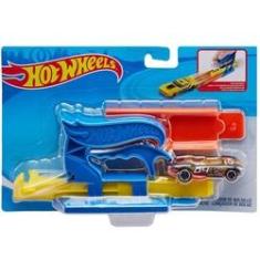 Imagem de Brinquedo Hot Wheels Lançador Com Carrinho Azul Mattel Fth84