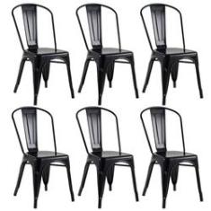 Imagem de KIT - 6 x cadeiras Iron Tolix - Industrial - Aço - Vintage - 