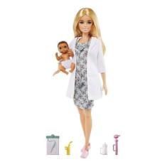 Imagem de Boneca Barbie Profissões Pediatra - Mattel