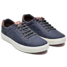 Imagem de Tênis Masculino Cano Baixo Lona Casual Conforto Shore Palmilha Gel-Masculino