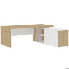 Imagem de Mesa Escritório Em L Caixa Com Tomada Atria Executiva 200X183cm A02 Ca