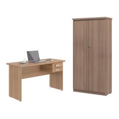 Imagem de Mesa De Escritorio Com Armário 2 Portas Pampulha Montana