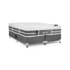 Imagem de Cama Box + Colchão Castor King Eurotop Summer & Winter One Face Pocket