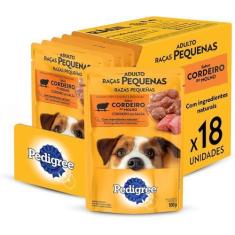 Imagem de Ração Úmida Pedigree Sachê Cordeiro Ao Molho Para Cães Adultos De Raça