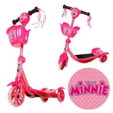 Imagem de Patinete P Crianças Da Minnie 3 Rodas Luz E Som Brinquedo - Toys 2U