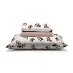 Imagem de Jogo De Cama Solteiro 180 Fios Fiori - Yasmin (7816)