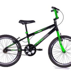 Imagem de Bicicleta Infantil Aro 20 Bmx Carbon Steel Quadro Mtb Preto/Verde