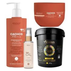 Imagem de Kit Arvensis Ondulado Ativ Masc 2X1 Geleia Suave Fin Tec Oil