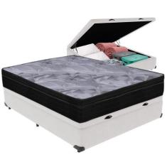 Imagem de Cama Box Baú e Colchão Airtech Pampa Molas ensacadas Casal Ortobom,  B