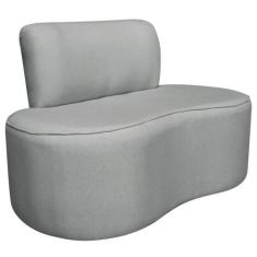 Imagem de Sofá Curvo 2 Lugares Amsterdã 120cm Bouclé - Amarena Móveis